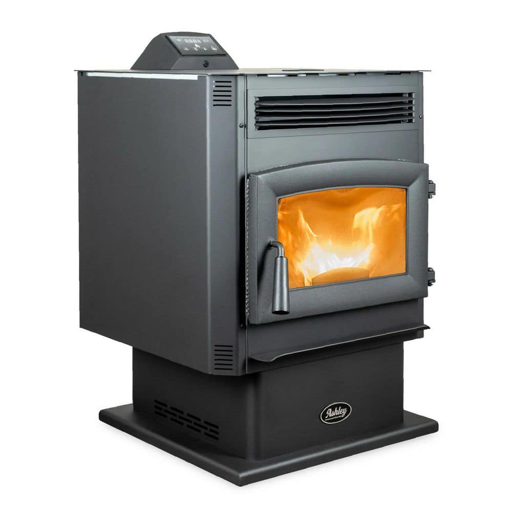 Ashley Hearth Products Ashley 2200 sq. ft. Pedestal Pellet Stove 90 LB. Hopper-Wi-Fi AP5617-W