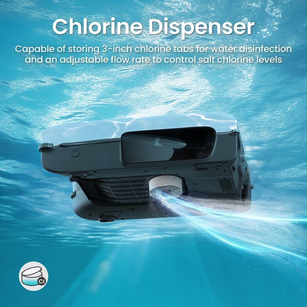 AIPER EcoSurfer M2 Robotic Pool Skimmer: with 24/7 Continuous Cleaning, Anti-Leakage Cleaning, App Compatibility, White ECOSURFER M2