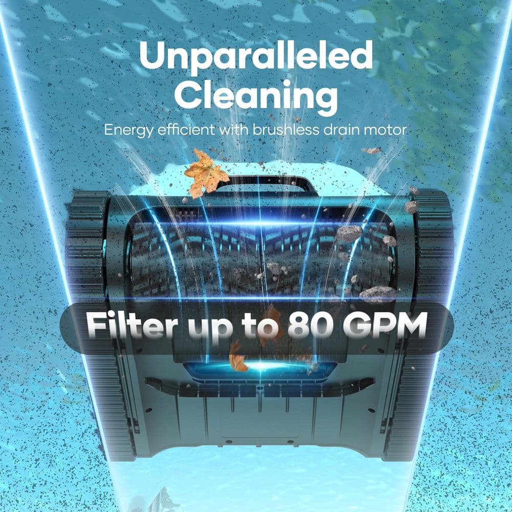 AIPER Scuba N1 Plus Robotic Pool Vacuum for In/Above-ground Pool Floor, Wall, Waterline-White Scuba N1 Plus