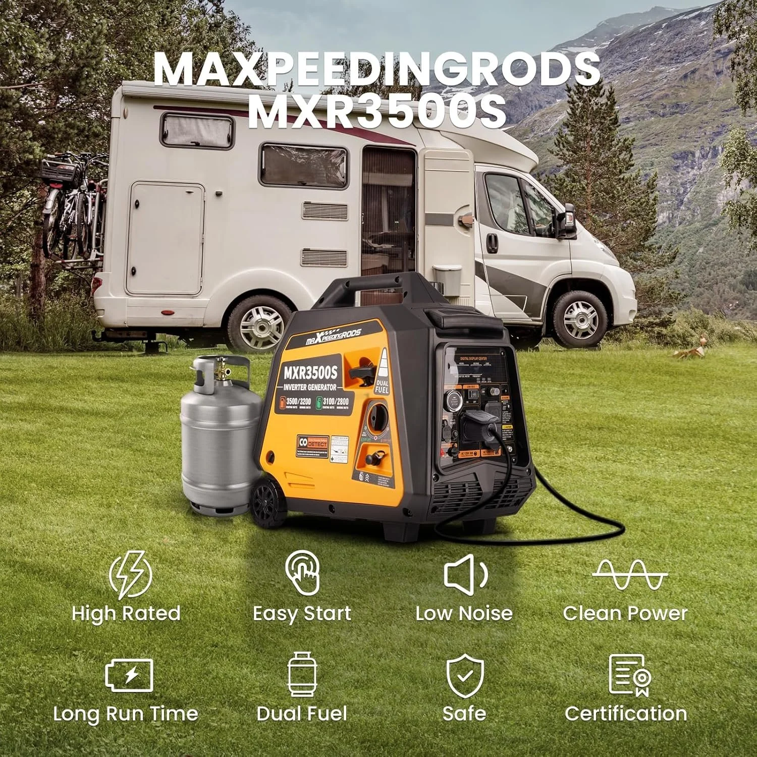 Maxpeedingrods 3500 Watt Portable Super Quite Electric Machines
