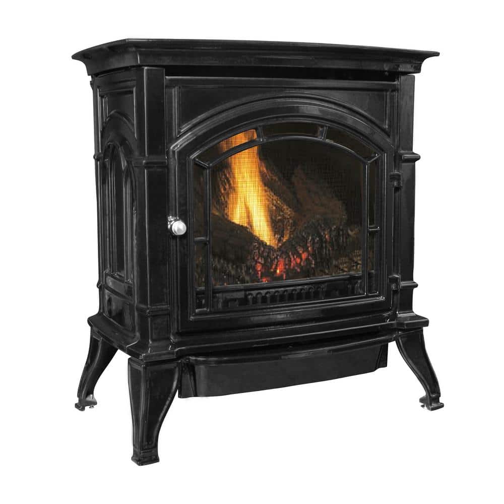 Ashley Hearth Products 32,000 BTU Vent-Free Cast Iron Liquid Propane Gas Stove AGC500VFLP
