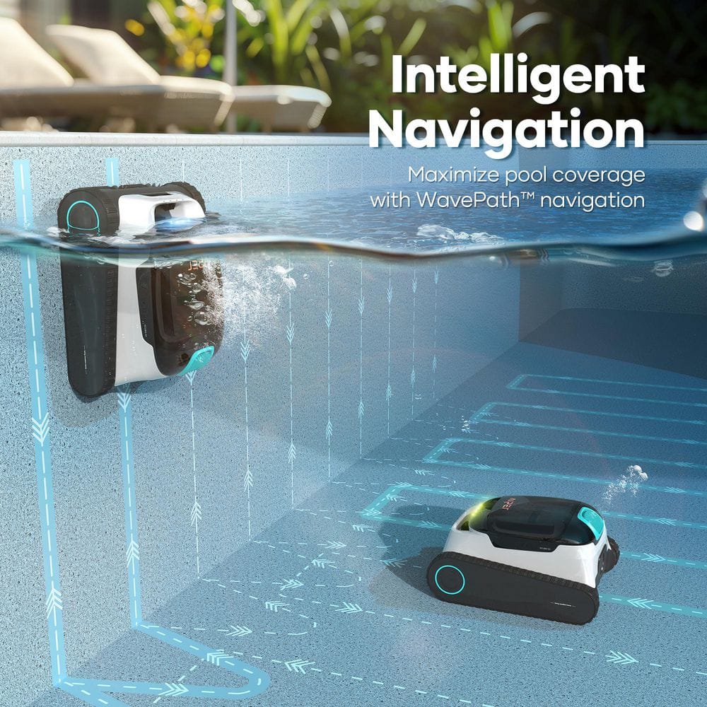 AIPER Scuba N1 Plus Robotic Pool Vacuum for In/Above-ground Pool Floor, Wall, Waterline-White Scuba N1 Plus