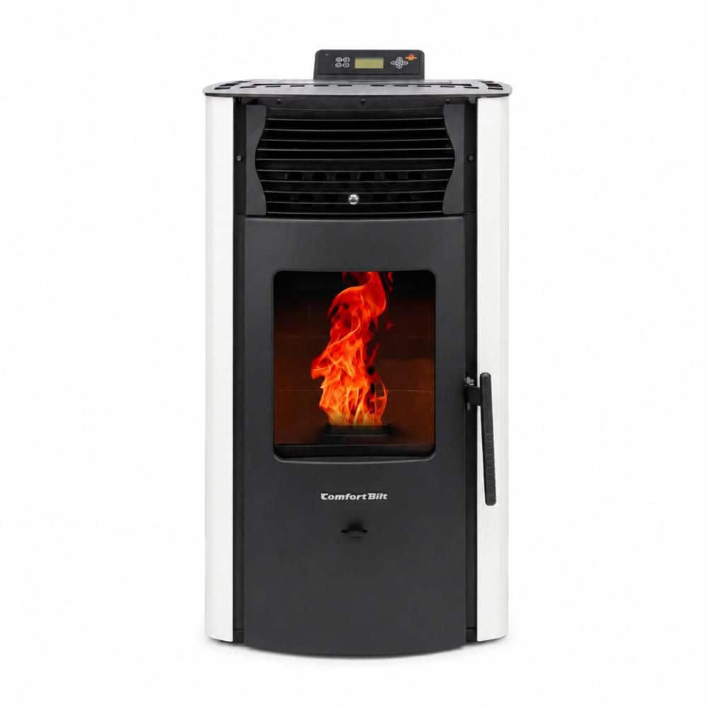 ComfortBilt 2,200 sq. ft. Pellet Stove with a 47 lbs. Hopper in White HP50-White