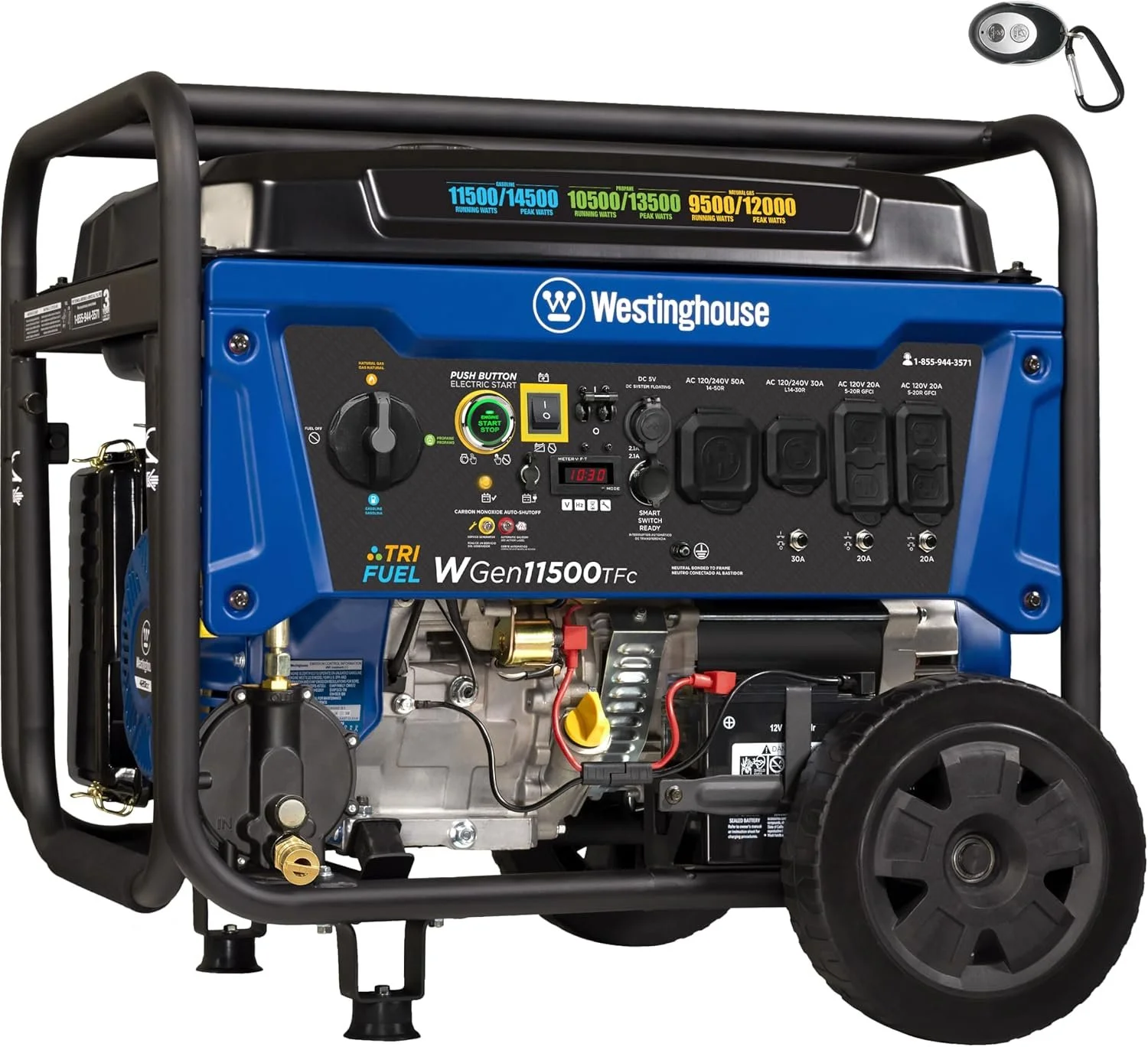 Westinghouse 14,500 Watt Tri-Fuel Portable Generators