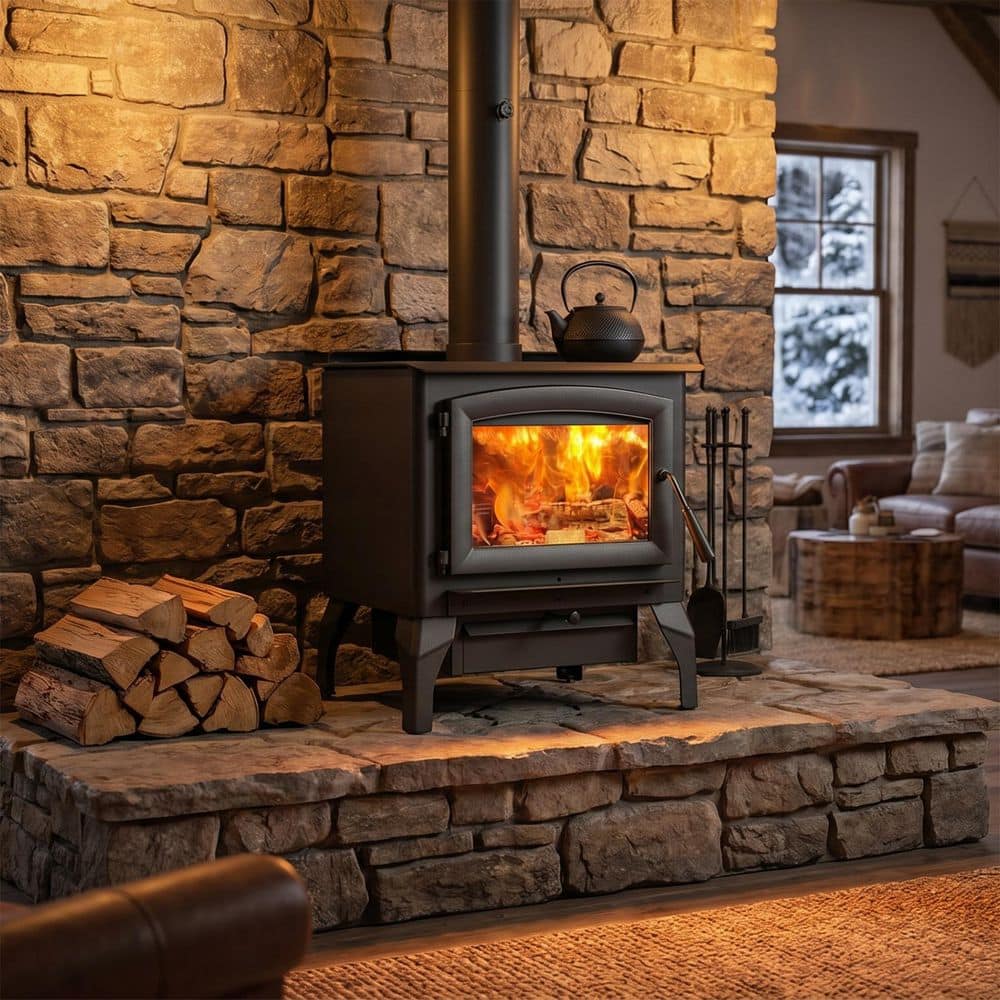 Ashley Hearth Products 2,500 sq. ft. Wood-Burning Stove - 2020 EPA Certified AW2520E-P
