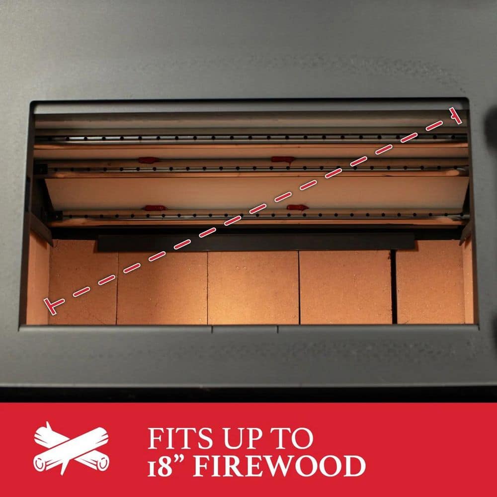 Ashley Hearth Products 26 in. 1,200 sq. ft. EPA Certified Wood-Burning Fireplace Insert AW1820E