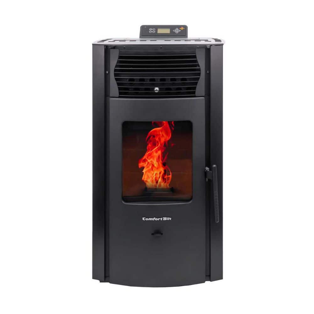 ComfortBilt 2,200 sq. ft. Pellet Stove with a 47 lbs. Hopper in Black HP50-Black