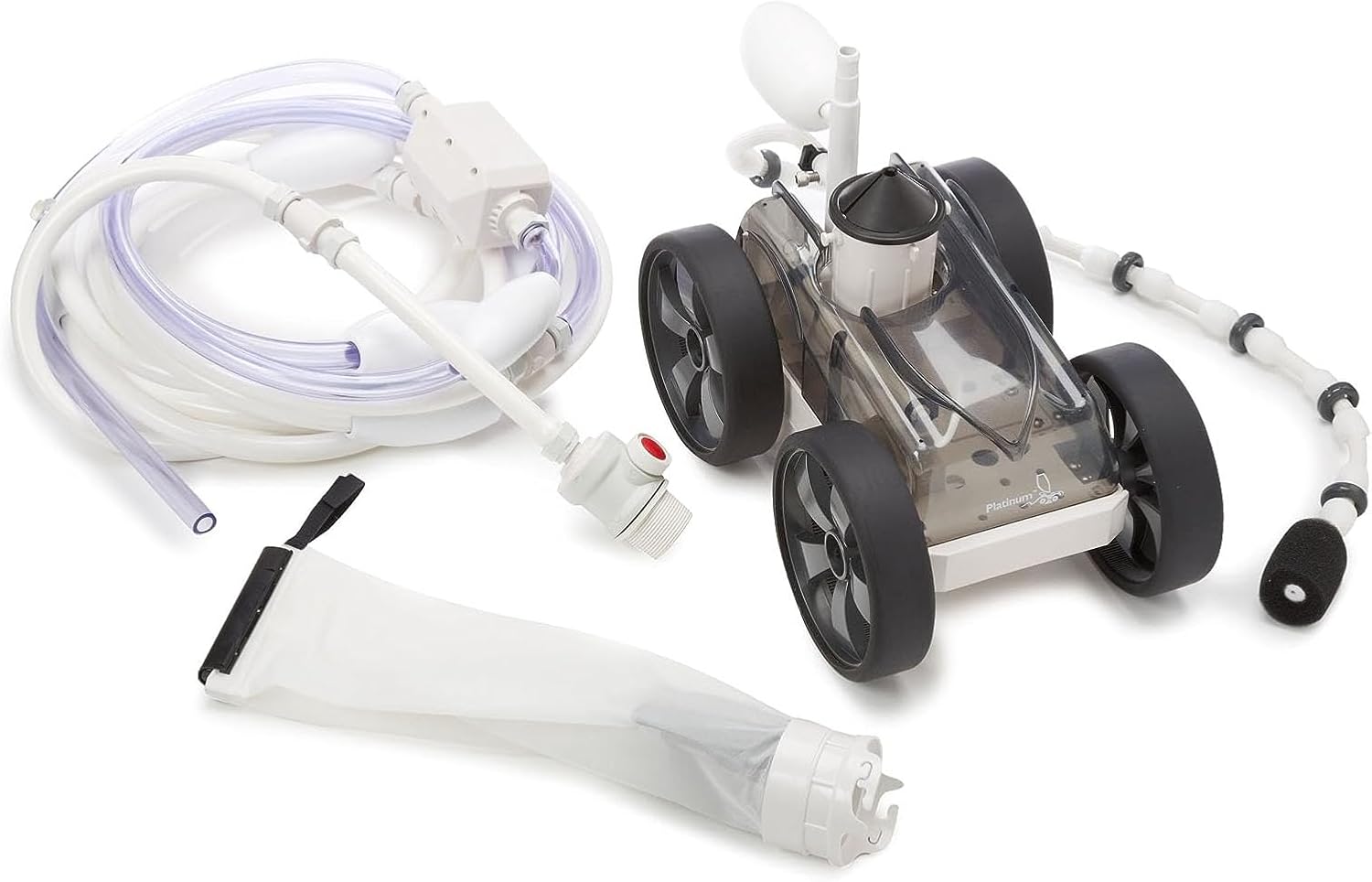 Pentair LL505PM Kreepy Krauly Platinum Pressure-Side Inground Automatic Pool Cleaner, White/Gray