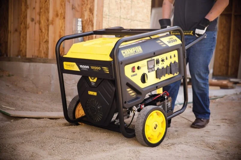 Champion Power Equipment 12,000-Watt Electric Start Dual Fuel Homes Backup Portable Generator with CO Shields