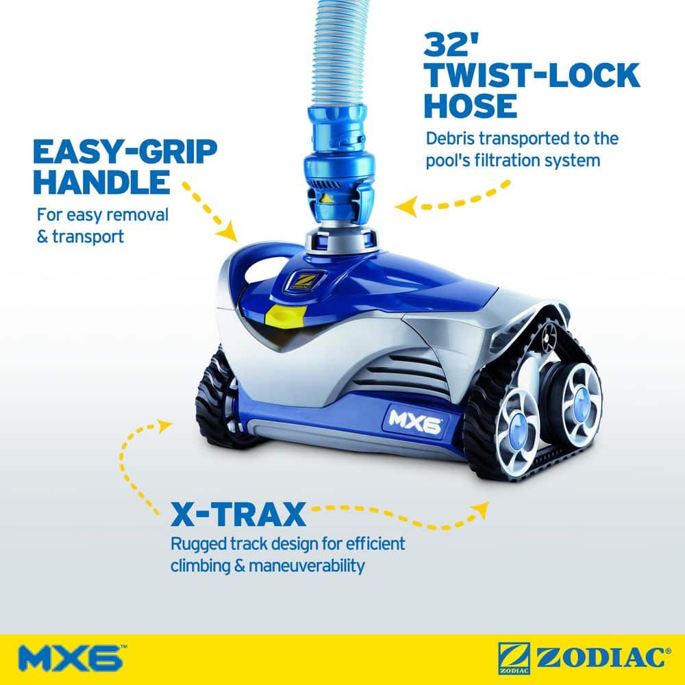 Zodiac Inground Robotic Suction Side Pool Vacuum MX6