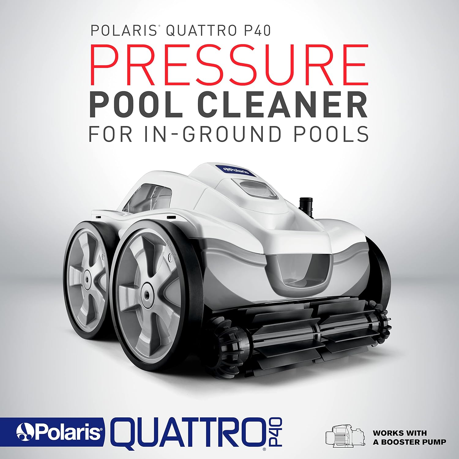 Polaris Quattro P40 Pressure Side Pool Cleaner