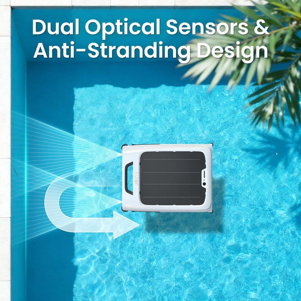 AIPER EcoSurfer M2 Robotic Pool Skimmer: with 24/7 Continuous Cleaning, Anti-Leakage Cleaning, App Compatibility, White ECOSURFER M2