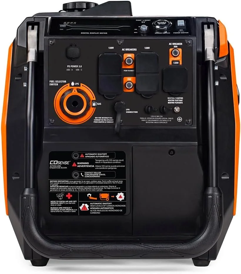 Generac iQ5200 5200W Dual Fuel Portable Inverter Generators