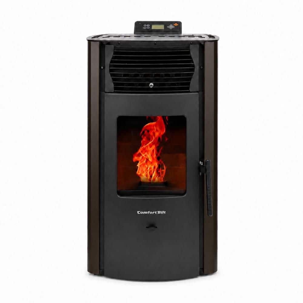 ComfortBilt 2,200 sq. ft. Pellet Stove with a 47 lbs. Hopper in Bronze HP50S-Brown