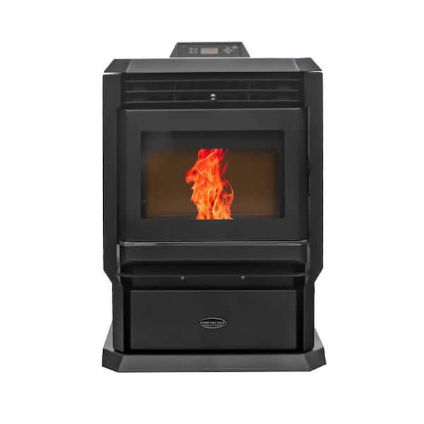 ComfortBilt 3,000 sq. ft. Pellet Stove with a 51 lbs. Hopper in Black HP61-Black