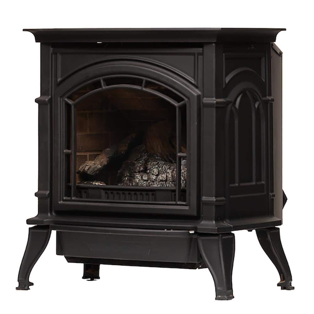 Ashley Hearth Products 23,500 BTU Vented Dual Fuel Cast Iron Gas Stove Heater AG23