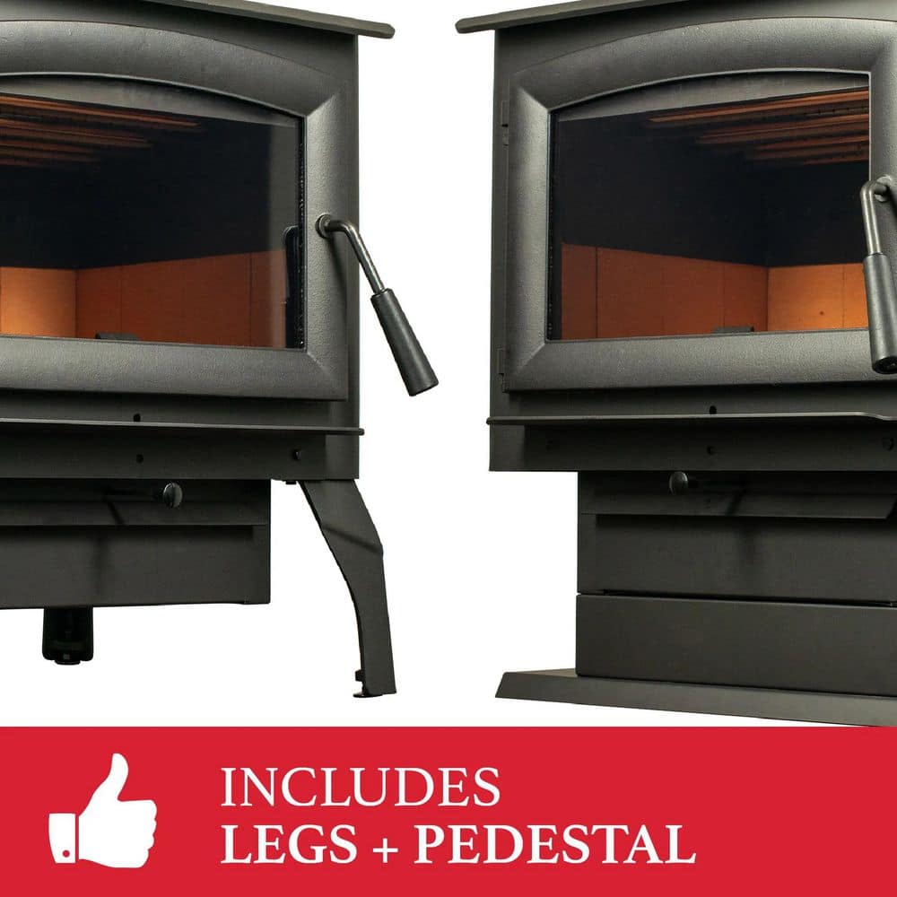 Ashley Hearth Products 2,500 sq. ft. Wood-Burning Stove - 2020 EPA Certified AW2520E-P